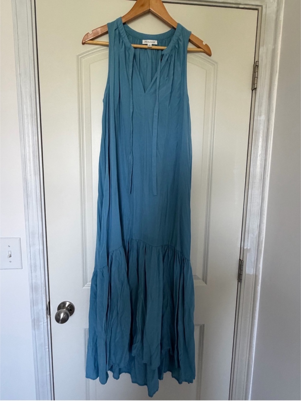 Prologue Teal Blue Sleeveless Maxi Dress